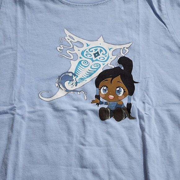 Girls Nickelodeon Legend of Korra Avatar Water Spirit Shirt Size 5/6 New w/o Tag - Picture 2 of 3